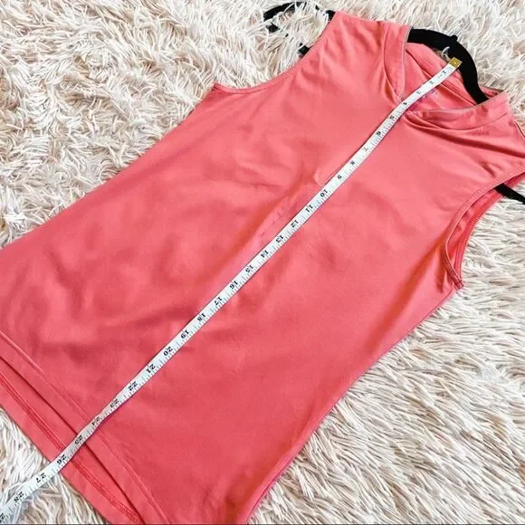 Michi Sleeveless Quarter Zip Tank Top in Pink Small - Picture 6 of 8